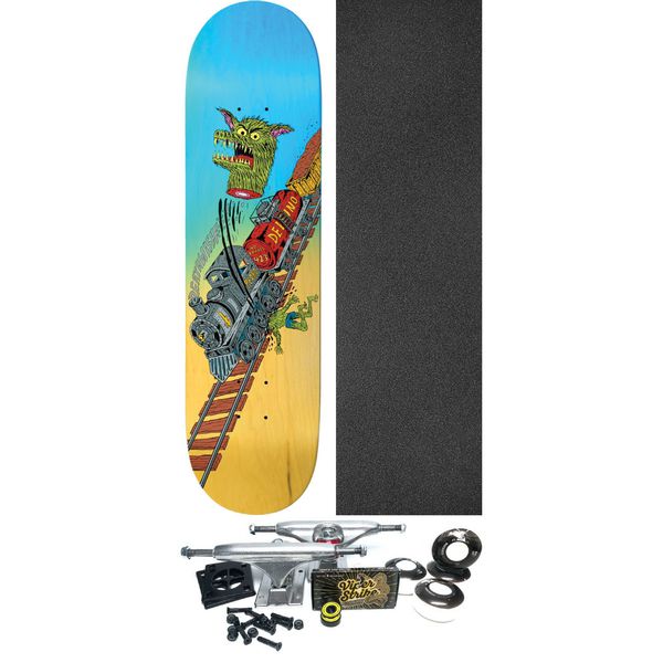 Deathwish Skateboards Pedro Delfino Full Heat Skateboard Deck - 8.38" x 32" - Complete Skateboard Bundle